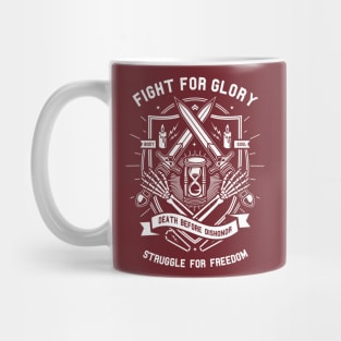 Never back down Mug